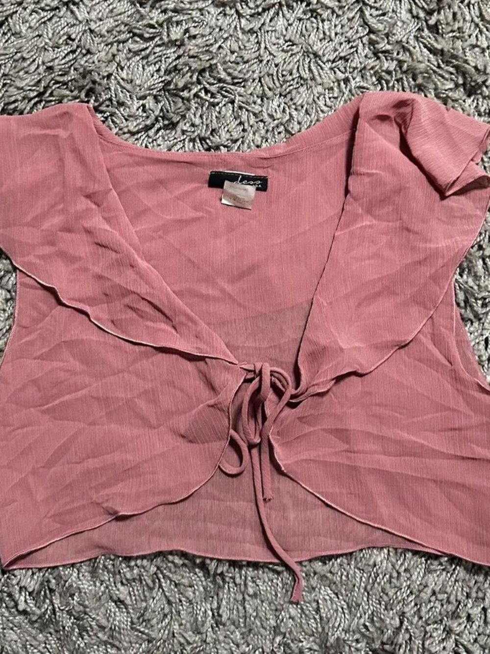 Fairy Core Boho Sheer Chamise Size L